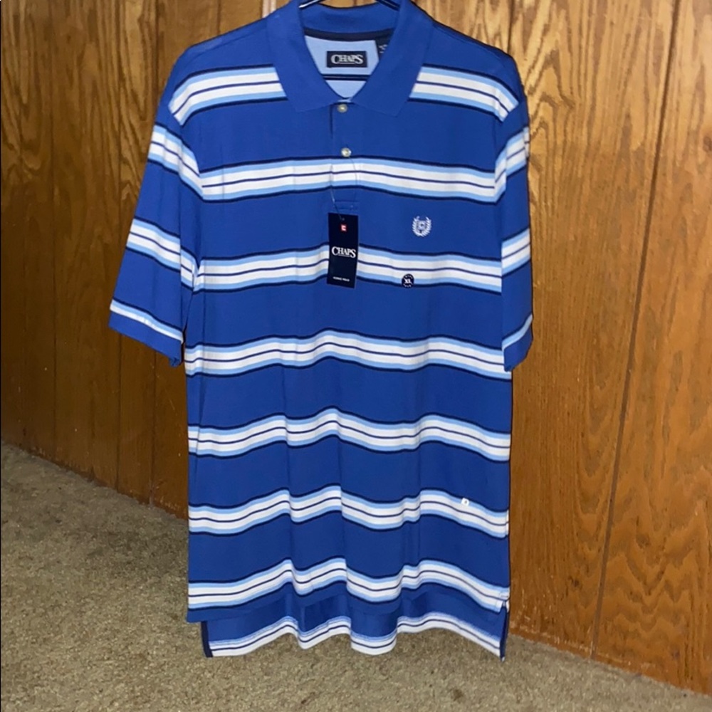 Chaps Blue Polo